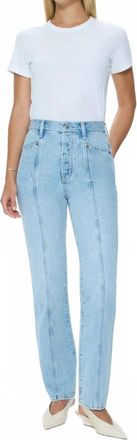 Pistola Denim Cassie Rigid Jeans In Light Wash
