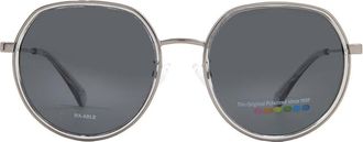 Polaroid Polarized Grey Round Ladies Sunglasses PLD 4160/G/S/X 06LB/M9 55