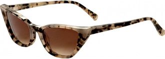 Kate Young for Tura Womens K557 54 TOR Fawn Sunglasses - Brown - One Size