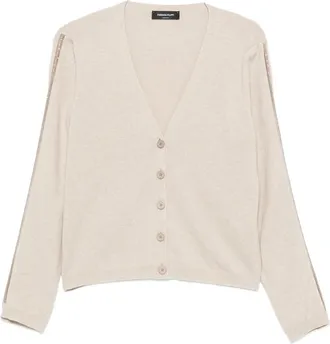 Fabiana Filippi Bead-embellished V-neck Cardigan