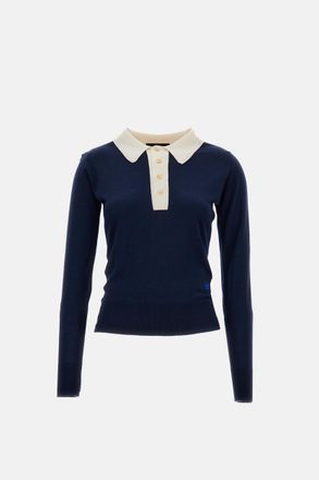 Wales Bonner Polo Maniche Lunghe John Smedley For Wales Bonner