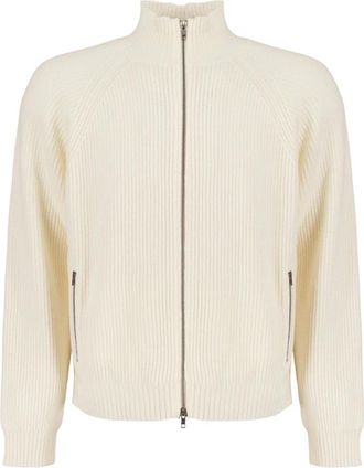 Autore Sofisticato Vest - Heren - Vesten - Beige - S - Wol - Truien & Vesten