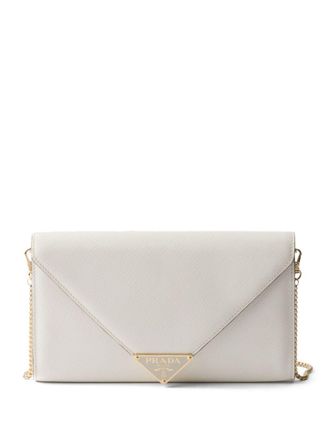 Prada Saffiano leather mini bag - women - Saffiano Leather/Nappa Leather - OS - Neutrals