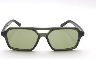 Maison Margiela 56mm Pilot Sunglasses in Green at Nordstrom