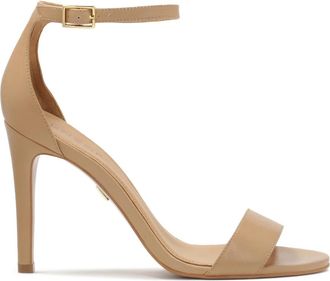 Kazar Klassieke stiletto sandalen met volledige hak - Dames - Sandalen met hakken - Beige - 36 EU - Leer - Schoenen