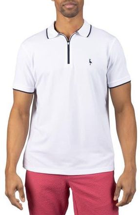 Tailorbyrd Tipped Piqu&eacute; Polo in White at Nordstrom Rack, Size Xx-Large