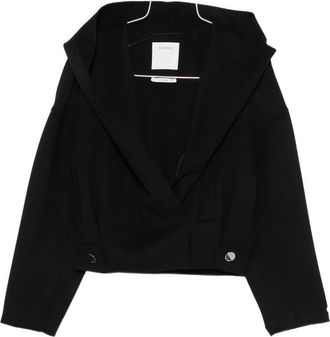 Sportmax Idoneo Hooded Drop-shoulder Jacket