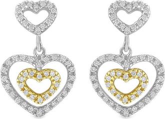 House of Brilliance Haus Of Brilliance 14K 0.56 Ct. Tw. Diamond Dangle Earrings