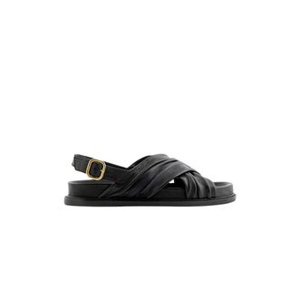 Maison Toufet Schoenen, Dames, Zwart, 36 EU, Leer, Sandale Diane
