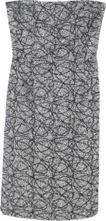 Max Mara Tweed Mini Dress in Grey Virgin Wool