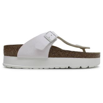 Papillio Gizeh PAP Flex Platform Birko-Flor Unisex Casual Sandals - White - Size:UK 3.5