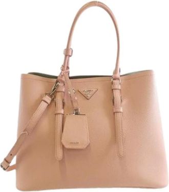 Prada Pre-owned Tote Bags, female, Pink, Size: ONE SIZE Pre-owned Vintage Tote Bag