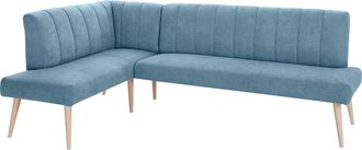 Exxpo Sofa Fashion Eckbank »Costa, moderne Rückensteppung, bequem und elegant, hoher Holzfuss« hochwertig verarbeitet, Frei im Raum stellbar