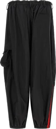 Yohji Yamamoto Polyamide Cargo Cargo Pants - Black