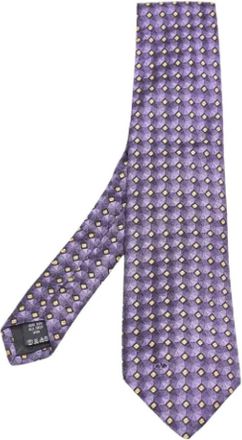 Valentino Pre-owned Silk home-office - Dames - Vintage Accessoires - Paars - ONE Size - Vintage