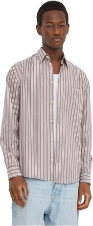 Drykorn Rikov Shirt - Heren - Casual Overhemden - Paars - XL - Katoen - Overhemden
