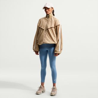 Nike Womens Nike Sportswear Classic High-Waisted 7/8 Leggings in Blue | DV7789-486