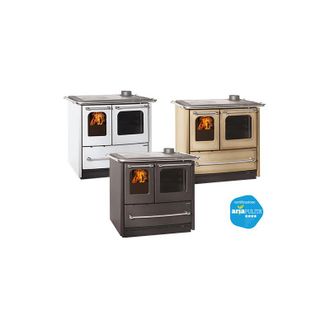 Nordica Cocina De Le&ntilde;a Sovrana Easy Evo 2.0 Blanca - 7,5 Kw - Horno 41l - La Nordica - Calefacci&oacute;n Y Cocci&oacute;n Tradicional