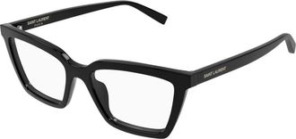Saint Laurent Eyeglasses - Dames - Brillen - Zwart - 53 MM - Accessoires