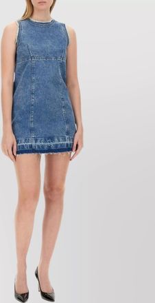 Moschino raw hem mini dress