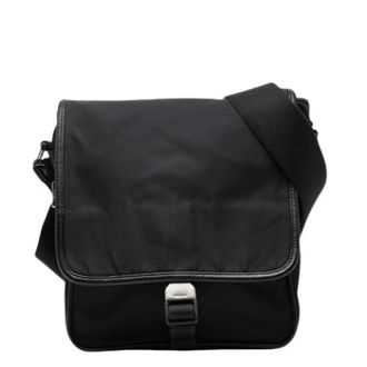Prada Pre-owned Vintage Schoudertas - Heren - Vintage Schoudertas - Zwart - ONE Size - Nylon - Vintage