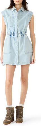 Steve Madden Robbie Denim Minidress in Sulphur Spring at Nordstrom, Size X-Small