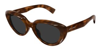 Saint Laurent SL 859 003 Womens Sunglasses Tortoiseshell Size 53 - Free RX Lenses - Free RX Lenses