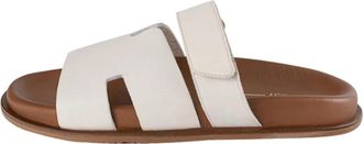 L37 Sun-Kissed - Dames - Sandalen - Grijs - 40 EU - Leer - Schoenen