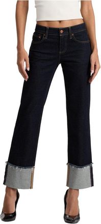 Alice & Olivia Alice + Olivia Abilene Ultra Low-Rise Skinny Jean