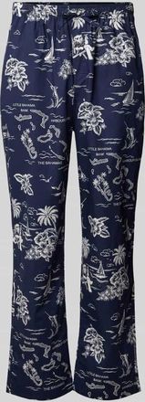 Ralph Lauren Comfort Fit Pyjama-Hose aus reiner Baumwolle Modell PJ PANT-SLEEP-BOTTOM in Marine, Gr&ouml;&szlig;e XXL