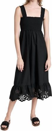 Rails Rumi Eyelet Midi Dress In Black