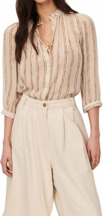 Sessun Lylee Ruffle Collar Blouse In Whiplumikat