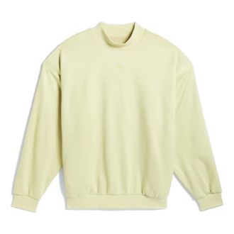 adidas Basketball Sueded Crew Sweatshirt Yellow IN7697