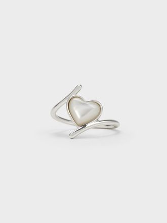 Charles & Keith Annalise Heart Stone Ring