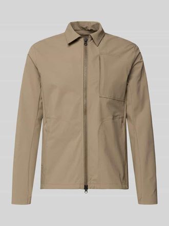 Scandinavian Edition Regular Fit Jacke mit Umlegekragen Modell Motion in Sand, Gr&ouml;&szlig;e XXL