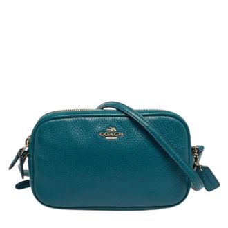 Coach Pre-owned Leather Cross Body Bag - - Pre-owned - Donna - Verde - ONE SIZE