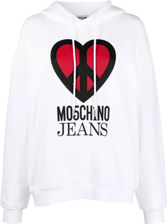 Moschino 4001 Fantasia Sweatshirt - Dames - Hoodies - Wit - XS - Hoodies & sweatvesten
