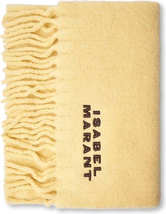 Isabel Marant Firny-Gz Plush Fringed Scarf