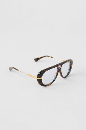 Alo Aviator Sunglasses in Tortoise/Blue