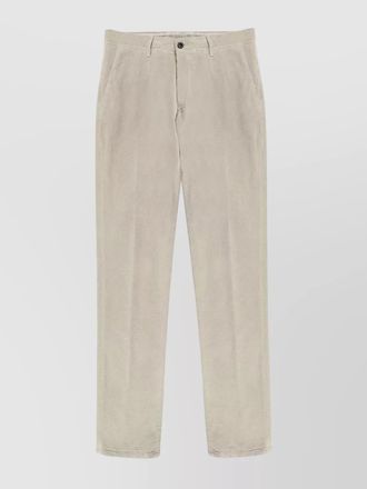 Incotex tailored trousers with pockets and loops