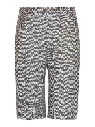 Emporio Armani Elasticated-waistband herringbone shorts