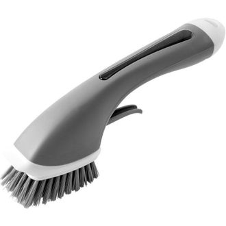 OEM [mai Usato]spazzola Per Piscina Da Giardino, Spazzola Per Trapano Per La Pulizia Di Superfici Del Bagno, Pavimento, Vasca Da Bagno 30x9x10 Cm Grigio
