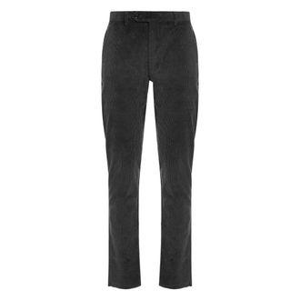 Moorer Broeken, Heren, Grijs, M, Katoen, Carlon-VES Corduroy Broek