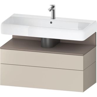 Duravit Qatego Mueble Bajo Lavabo, 1 Extra&iacute;ble Y 1 Caj&oacute;n, - Duravit