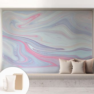 Tulup Carta Da Parati - Murale Alla Moda Decorazione - Camera Da Letto - Con Colla Gratuita Vortice Pastello 208x146 Cm