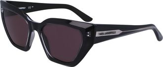 Karl Lagerfeld KL6145S 001 Womens Sunglasses Black Size 54