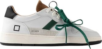 D.A.T.E. Court 2.0 Vintage - Heren - Sneakers - Wit - 44 EU - Leer - Schoenen