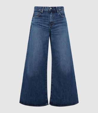 Moussy Vintage Jean Mv Roxbury Baggy Dark Blue