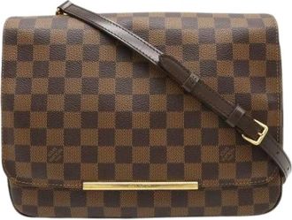 Louis Vuitton Pre-owned Cross Body Bags, female, Brown, Size: ONE SIZE Pre-owned Plastic Cross Body Bag
