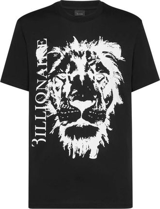 Billionaire Boys Club T-Shirt Ronde Hals Leeuw - Heren - T-shirts - Zwart - 4XL - Katoen - Tops